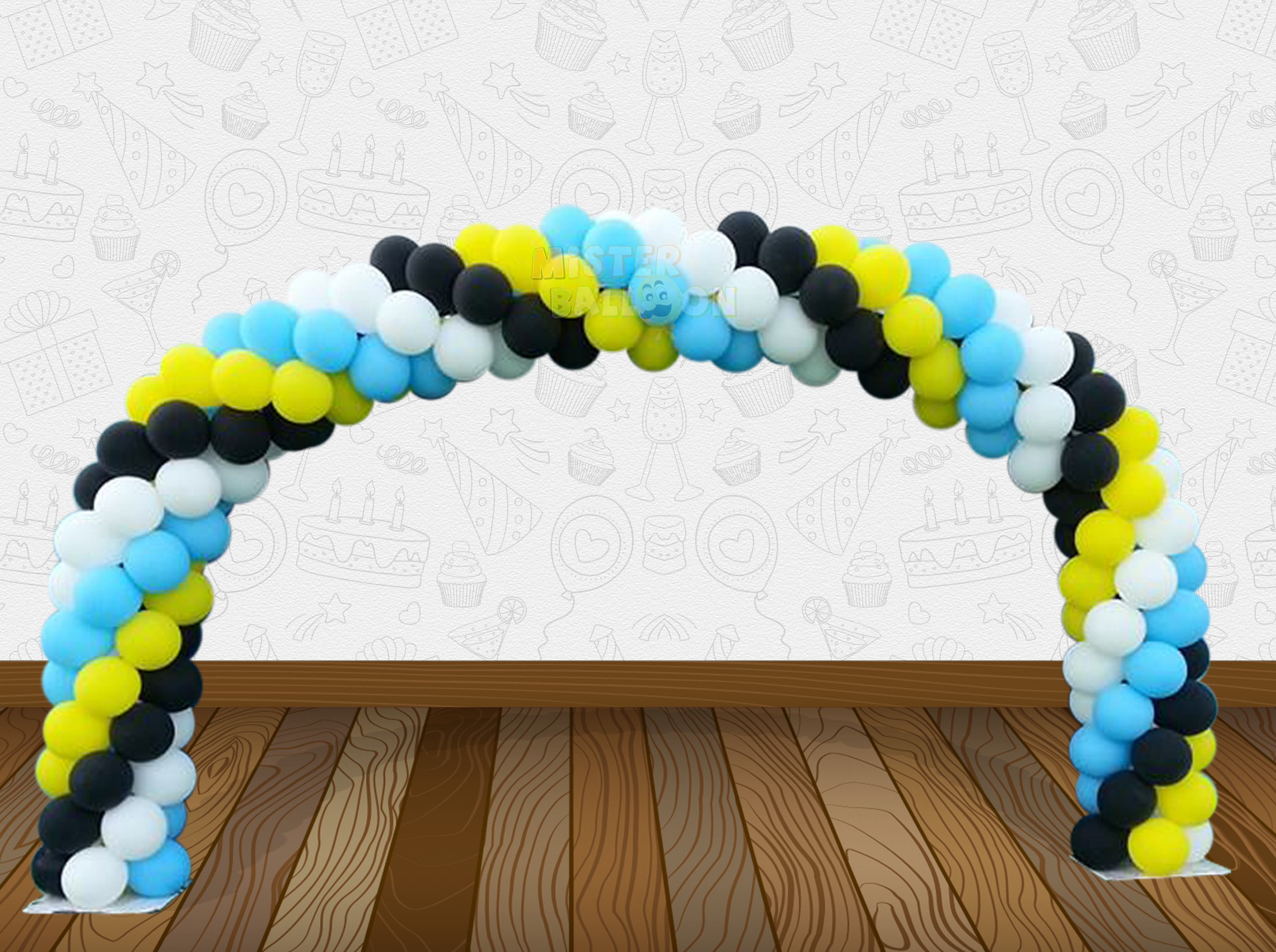 Arch balloon spiral