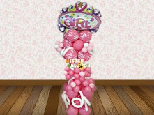 Baby Girl Standing Balloon