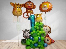 Safari Theme Balloon Bouquet