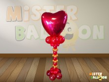 VALENTINES LINK O LOON STAND BALLOON