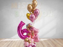 Barbie Surprise Balloon Bouquet