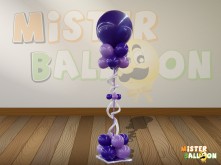 PILLAR BALLOON WITH 3 FEET LATEX BALLOON