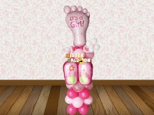 Baby Girl Standing Balloon