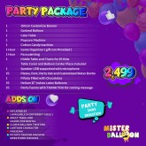 Party Package of AED2499