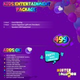Kids Entertainment Package of AED499