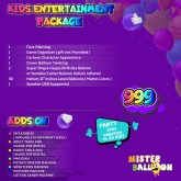Kids Entertainment Package of AED999