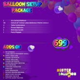 Balloon Set Up Package of AED699