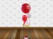 VALENTINES BUNCH OF BALLOON WITH 3 FEET LATEX BALLOON PRINTED HAPPY VA